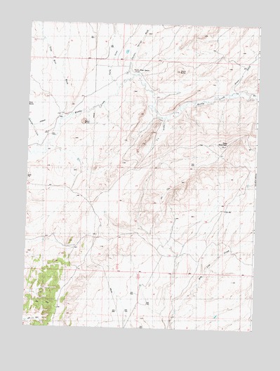 Doty Mountain, WY USGS Topographic Map