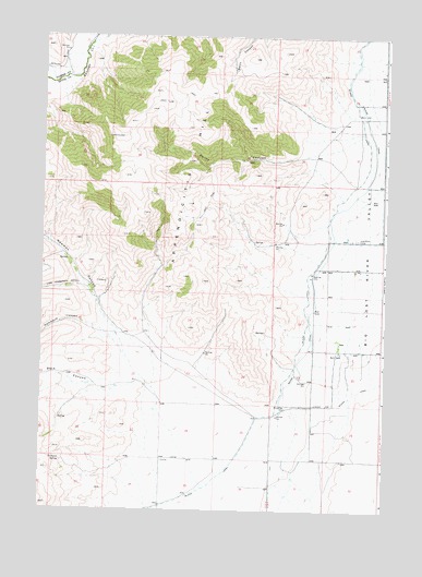 Appendicitis Hill, ID USGS Topographic Map