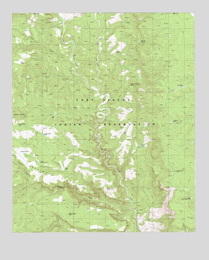 Double Buttes, AZ USGS Topographic Map