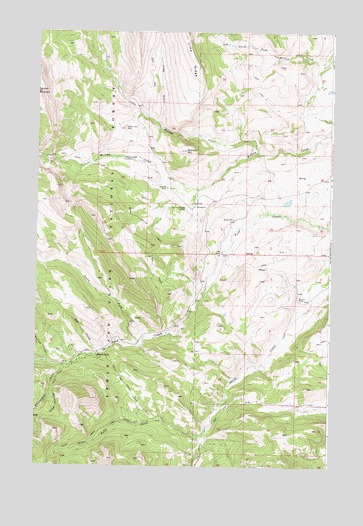 Double Falls, MT USGS Topographic Map