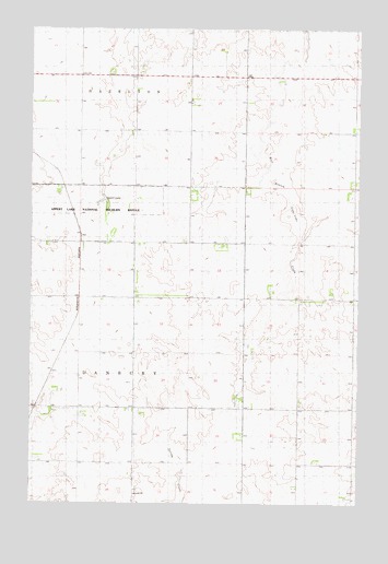 Appert Lake, ND USGS Topographic Map