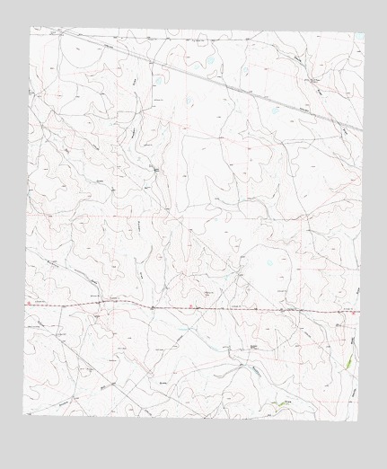 Double Mill Draw NE, TX USGS Topographic Map