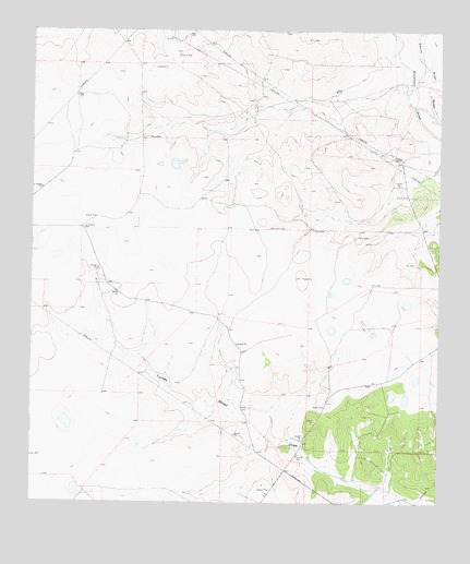 Double Mill Draw SE, TX USGS Topographic Map