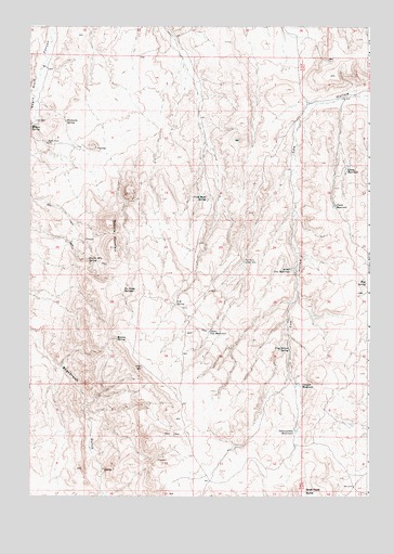 Double Mountain, OR USGS Topographic Map