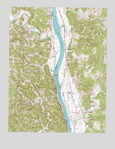 Apple Grove, WV USGS Topographic Map