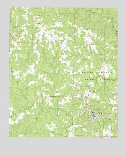 Double Springs, AL USGS Topographic Map