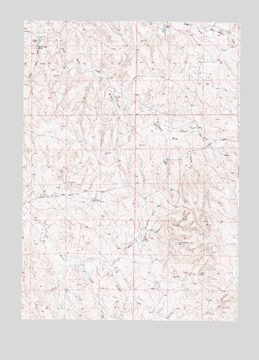 Double Tanks, WY USGS Topographic Map