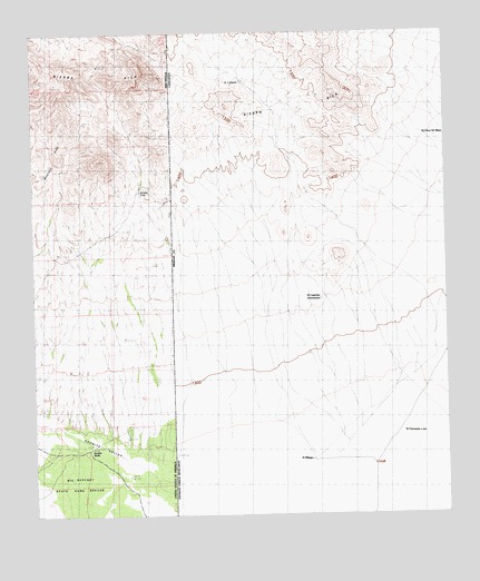 Double Wells, NM USGS Topographic Map