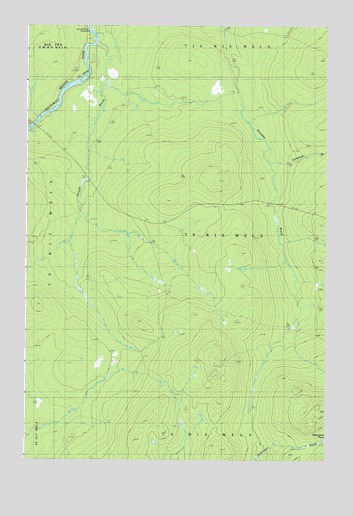 Doucie Brook, ME USGS Topographic Map