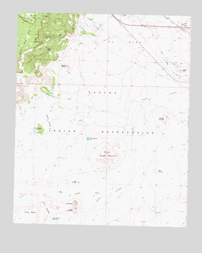 Dough Mountain, NM USGS Topographic Map