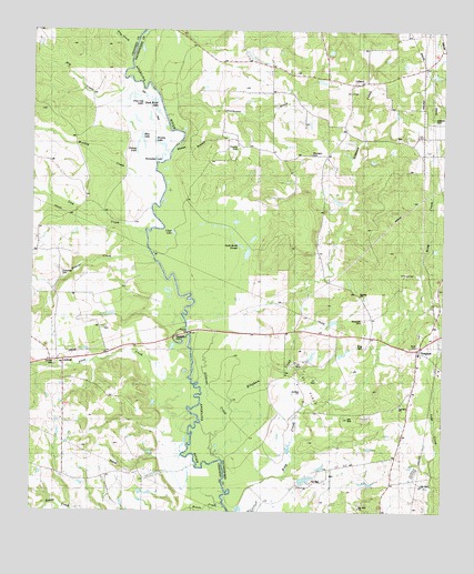 Douglass, TX USGS Topographic Map