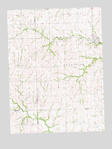 Douglas, NE USGS Topographic Map