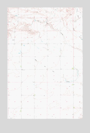 Apple School, MT USGS Topographic Map