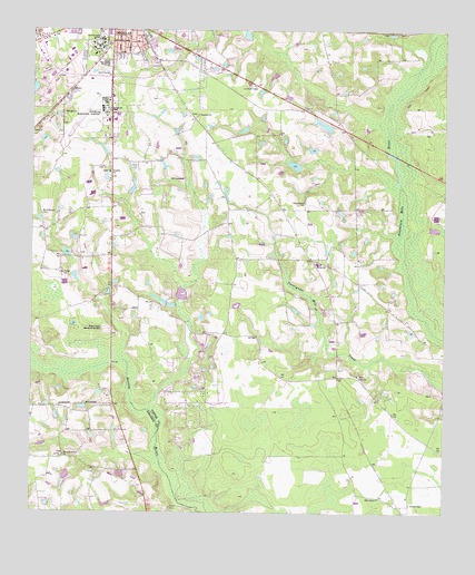 Douglas South, GA USGS Topographic Map