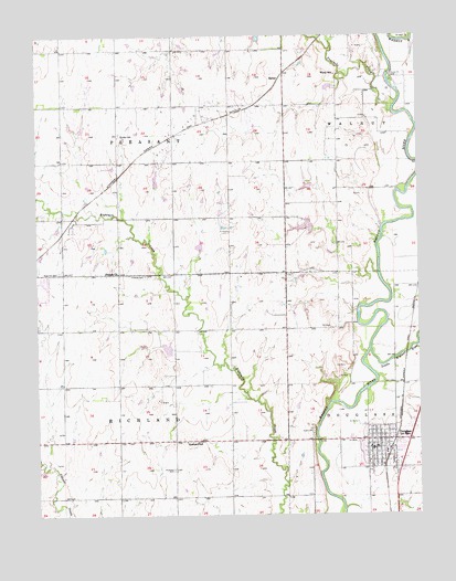 Douglass, KS USGS Topographic Map