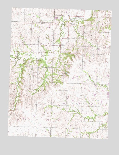 Dover, KS USGS Topographic Map
