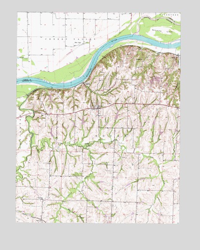 Dover, MO USGS Topographic Map