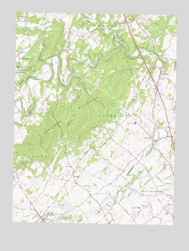 Dover, PA USGS Topographic Map