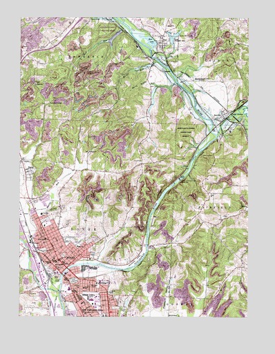 Dover, OH USGS Topographic Map