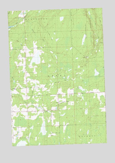 Dover, WI USGS Topographic Map
