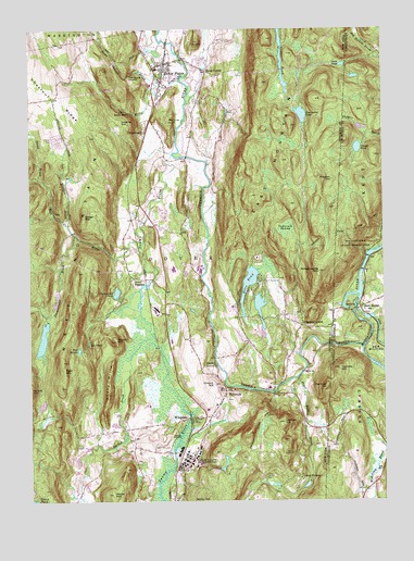 Dover Plains, NY USGS Topographic Map