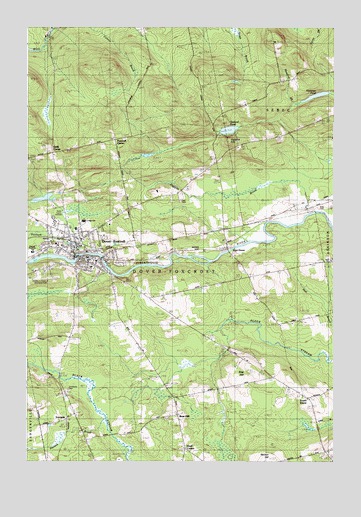 Dover-Foxcroft, ME USGS Topographic Map