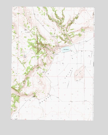Dowell Butte, OR USGS Topographic Map