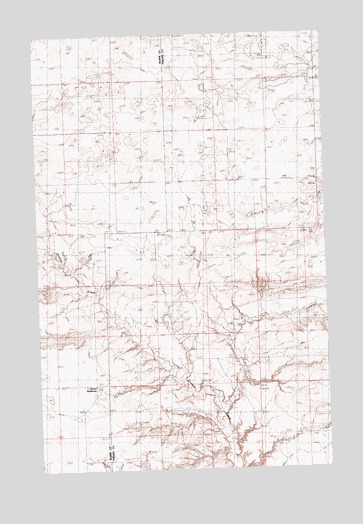 Down Reservoir, MT USGS Topographic Map