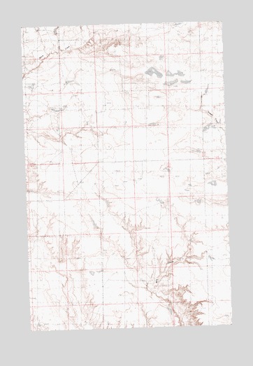 Down Reservoir SW, MT USGS Topographic Map