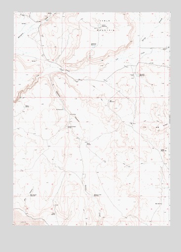 Downey Canyon, OR USGS Topographic Map