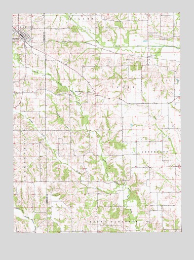 Downing, MO USGS Topographic Map