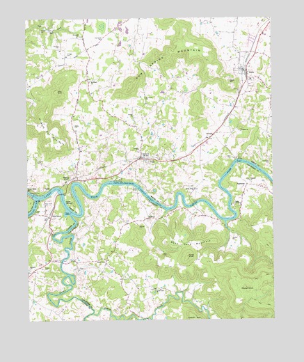 Doyle, TN USGS Topographic Map