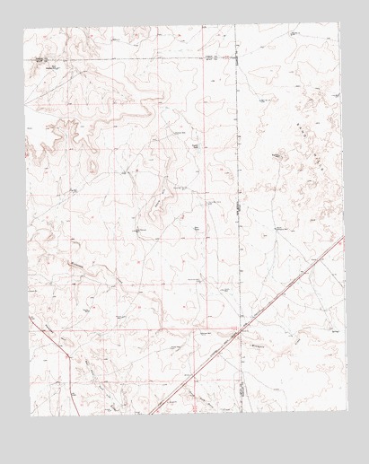 Doyle Hill, NM USGS Topographic Map