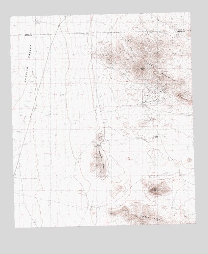 Doyle Peak, NM USGS Topographic Map
