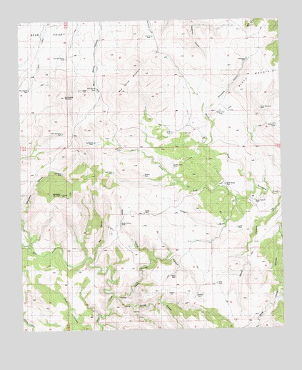 Applegate Mountain, NM USGS Topographic Map