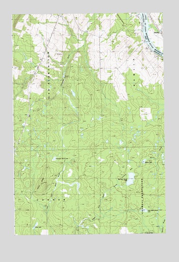 Doyle Ridge, ME USGS Topographic Map