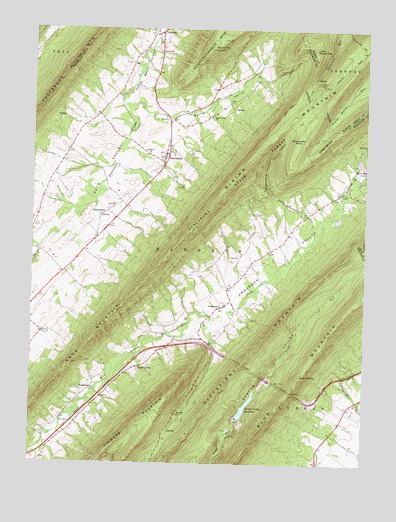 Doylesburg, PA USGS Topographic Map