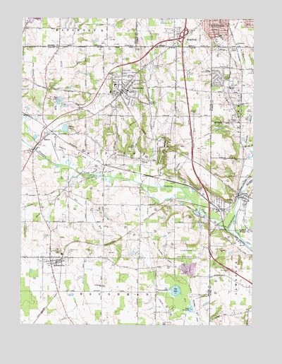 Doylestown, OH USGS Topographic Map