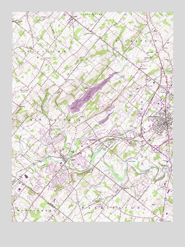 Doylestown, PA USGS Topographic Map