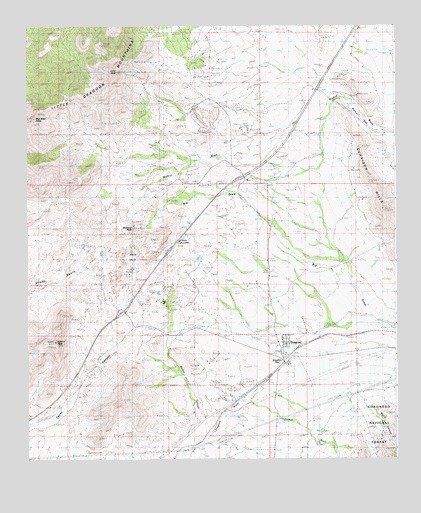 Dragoon, AZ USGS Topographic Map