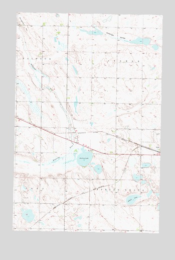 Drake NW, ND USGS Topographic Map