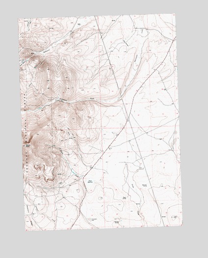 Drake Peak, OR USGS Topographic Map