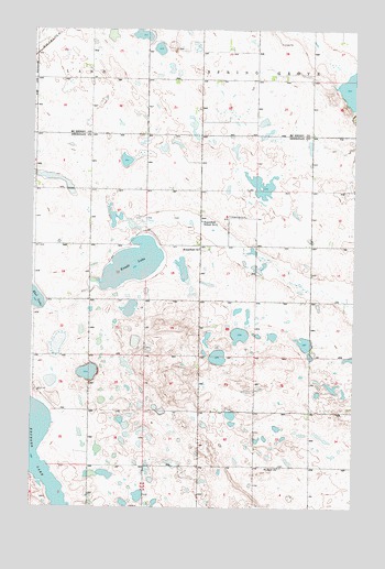 Drake SW, ND USGS Topographic Map