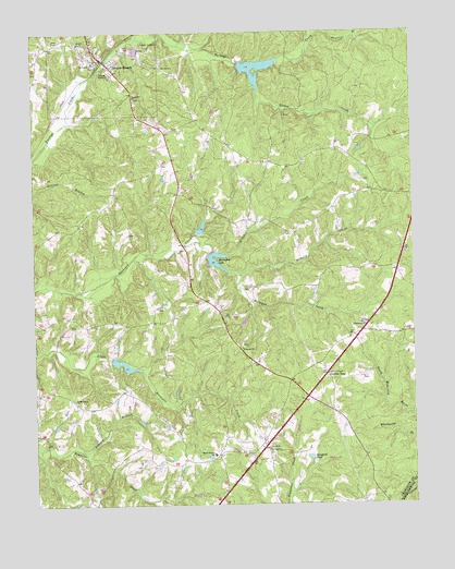 Drakes Branch, VA USGS Topographic Map