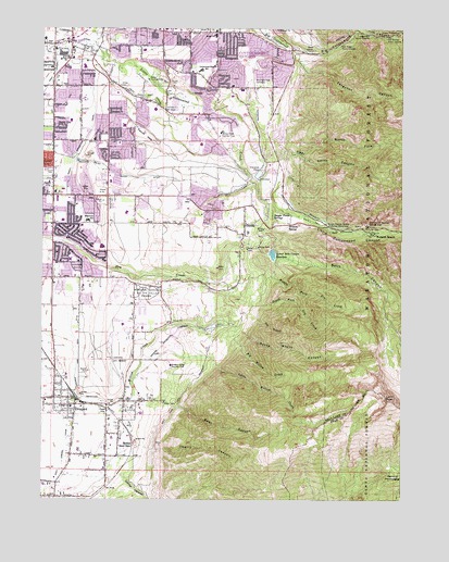 Draper, UT USGS Topographic Map