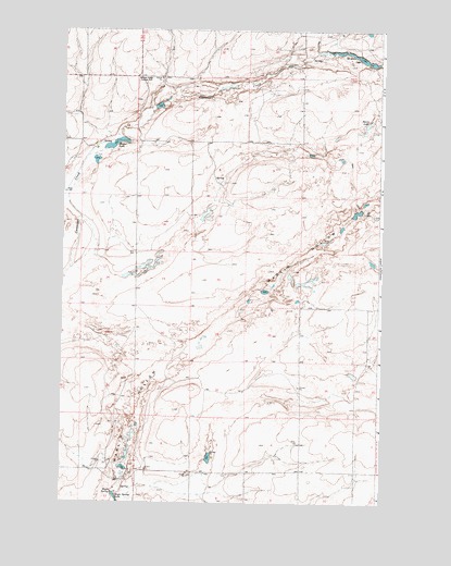 Draper Lake, WA USGS Topographic Map