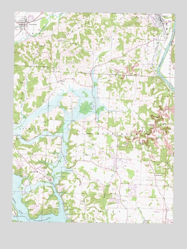 Dresden, OH USGS Topographic Map