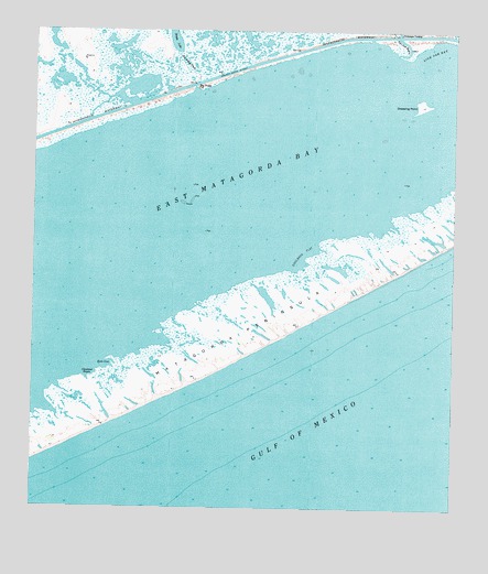 Dressing Point, TX USGS Topographic Map