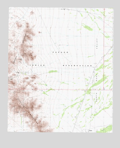 Drew Spring Well, AZ USGS Topographic Map