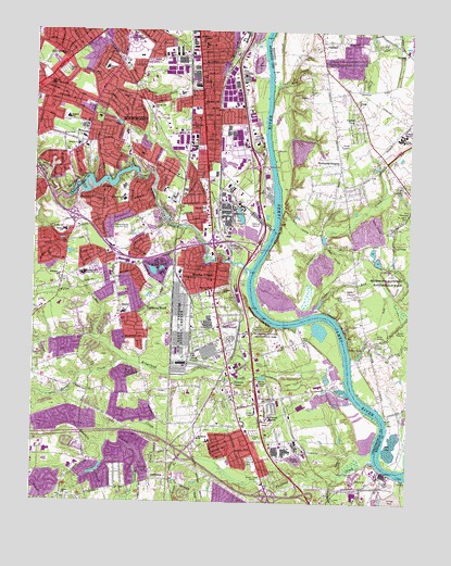 Drewrys Bluff, VA USGS Topographic Map